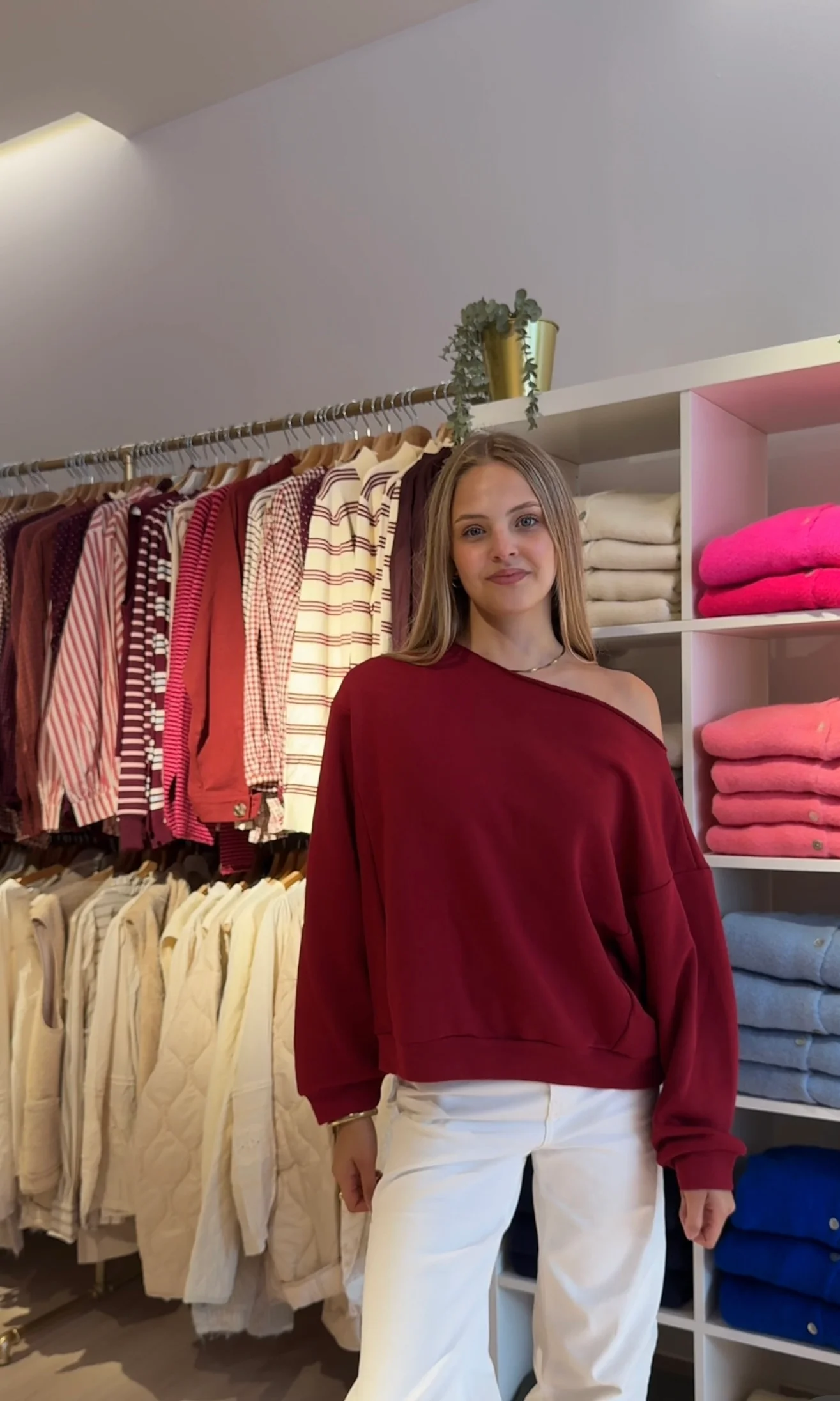 Off the shoulder sweater - Image 3